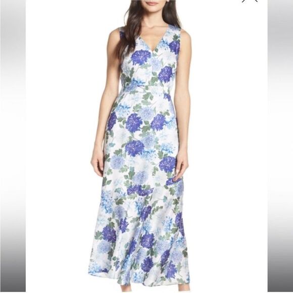 Sam Edelman Women’s Floral Print Maxi Dress Size Large - Picture 11 of 11